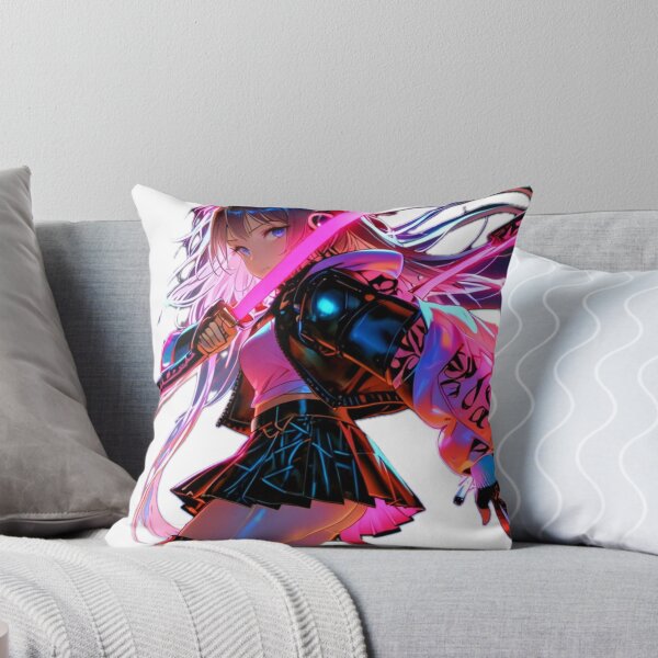 Item preview, Cyber Streetwear Anime Girl Illustration designed and sold by AnimDream .