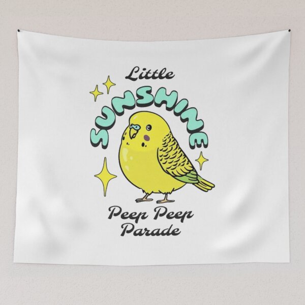 Item preview, Cute Budgie Sunshine - Little Peep Peep Parade designed and sold by GenZFashion000.