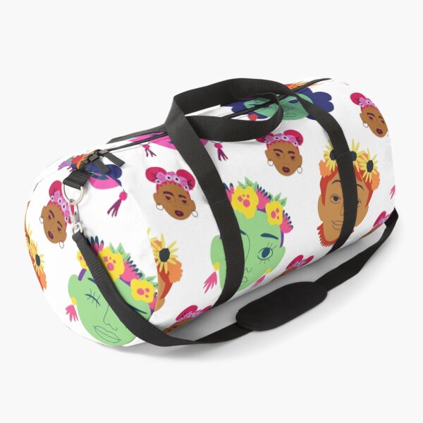 Item preview, Colorful Abstract Women Faces Seamless Pattern Design designed and sold by NadDot.
