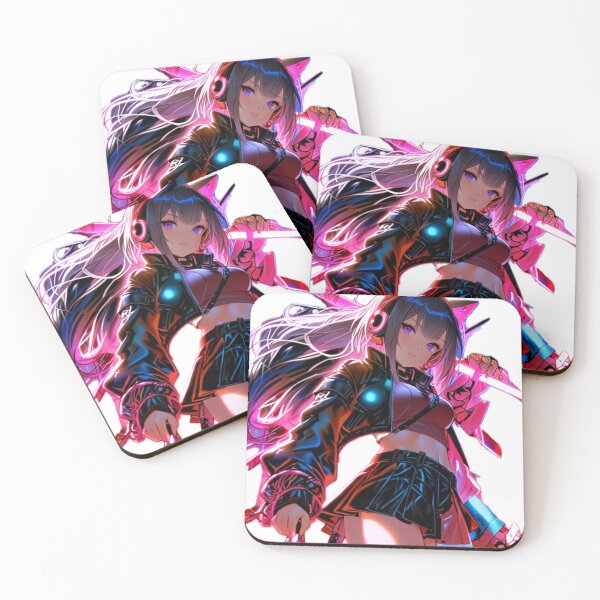 Item preview, Dark Cyberpunk Anime Queen Illustration designed and sold by AnimDream .