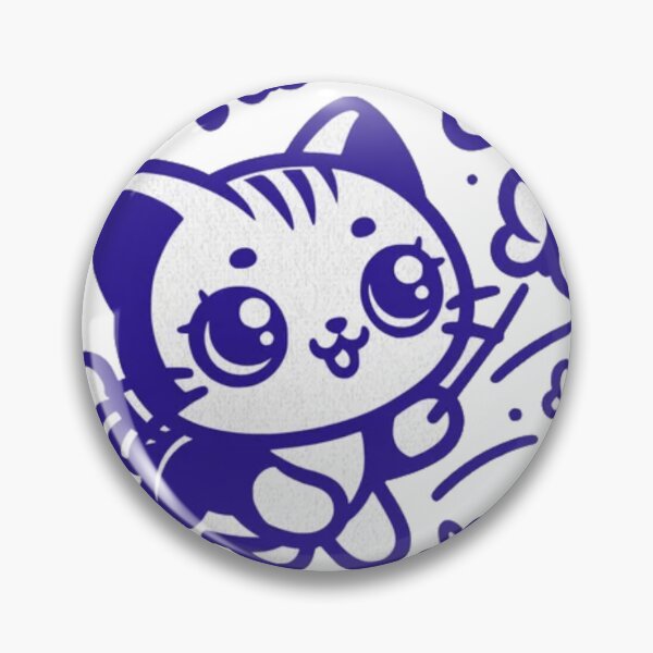 Item preview, Kawaii Kitten Cuteness Overload - Anime Cat & Butterflies designed and sold by GenZFashion000.