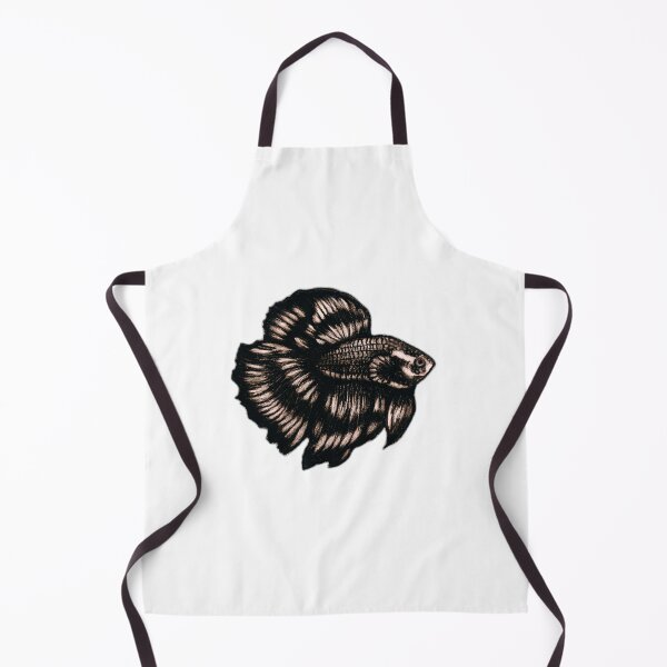 Item preview, Betta Fish Charcoal Drawing - Elegant Fighting Fish Fine Art designed and sold by Lauretius.
