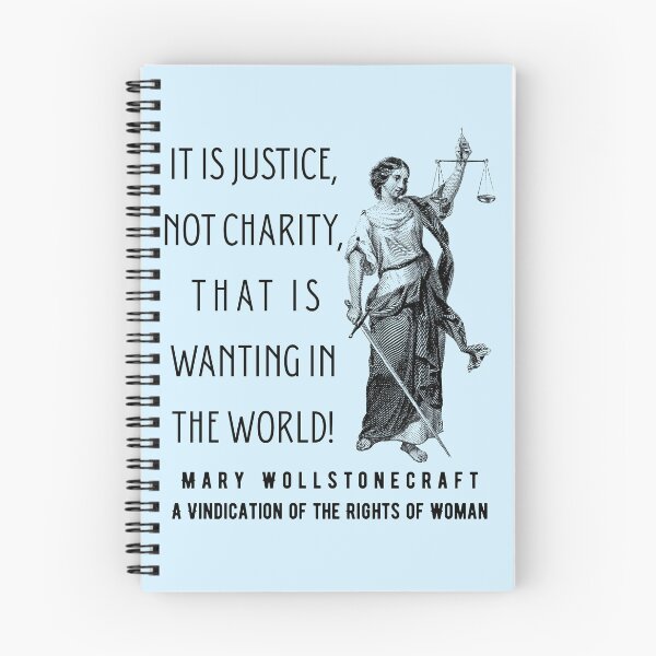 Item preview, Cita de Mary Wollstonecraft: ¡Lo que falta en el mundo es justicia, no caridad! designed and sold by artbleed.