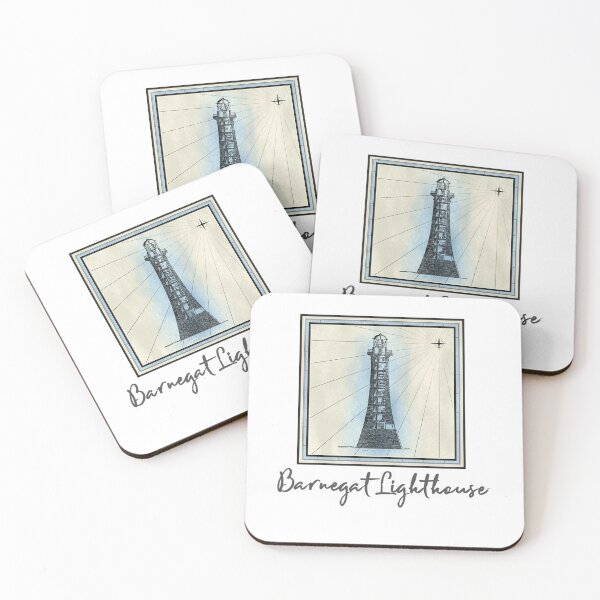 Item preview, Barnegat Lighthouse New Jersey Nautical Maritime History Long Sleeve T-Shirt designed and sold by RKdrawings.