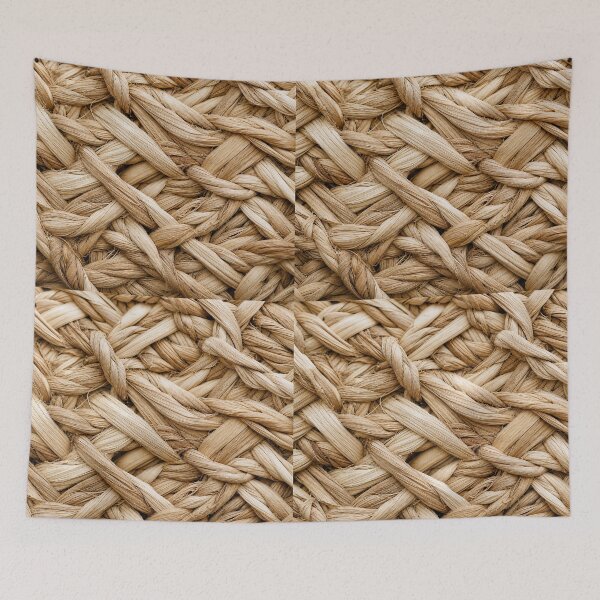 Item preview, Natural Raffia Weave Macro Texture designed and sold by frumixart.