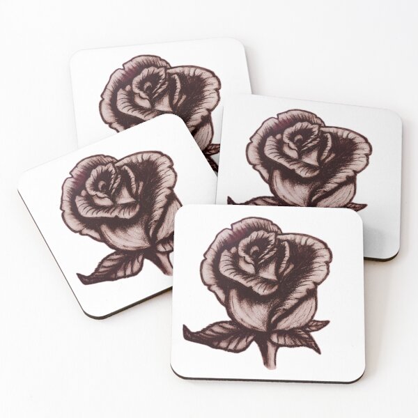 Item preview, Detailed Rose Charcoal Drawing - Romantic Floral Fine Art designed and sold by Lauretius.