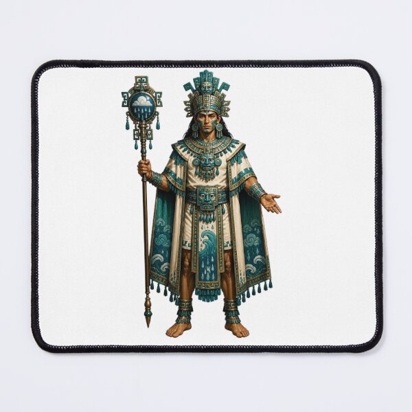 Item preview, Tlaloc Aztec God Rain Storm Fertility Mythology Design designed and sold by The Dark Files.