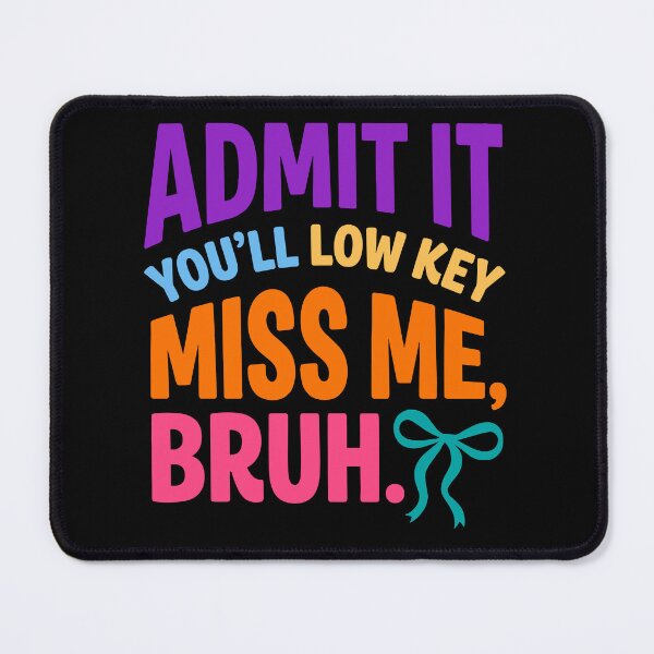 Item preview, Funny Low Key Miss Me Bruh Farewell Gift designed and sold by KroghDs.