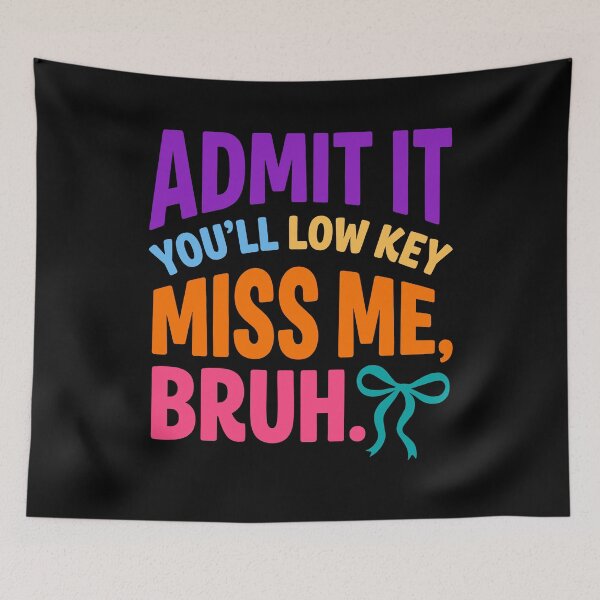 Item preview, Funny Low Key Miss Me Bruh Farewell Gift designed and sold by KroghDs.