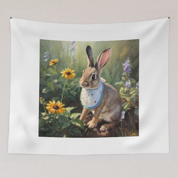 Item preview, Sweet Bunny in a Baby Bib designed and sold by KrisGraphic45.