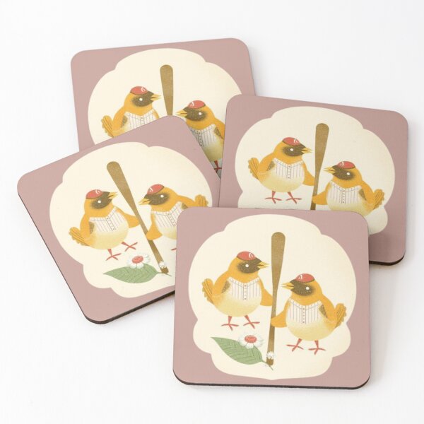 Item preview, Little Baseball Birds designed and sold by mellow-koko.