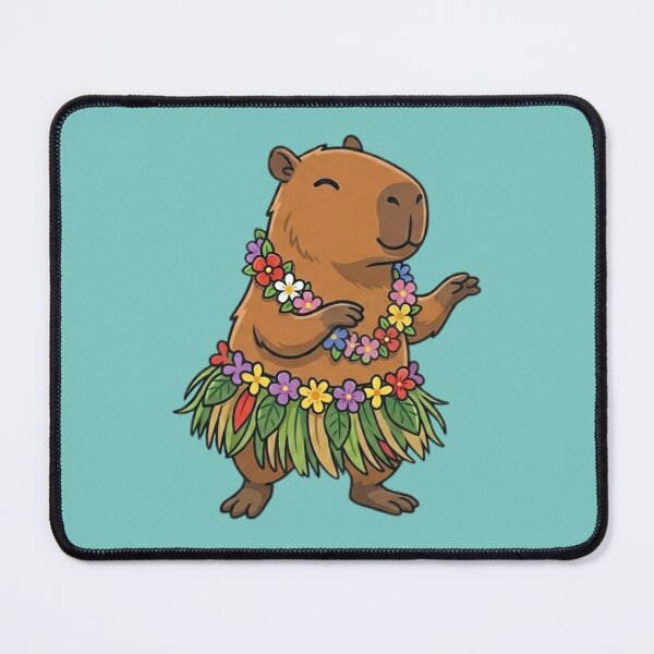 Item preview, Summer Capybara Hula Vibes designed and sold by Ivy-Triggs.