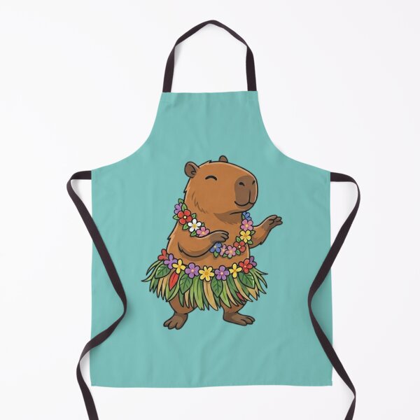 Item preview, Summer Capybara Hula Vibes designed and sold by Ivy-Triggs.