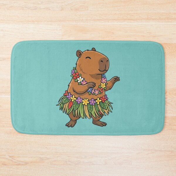 Item preview, Summer Capybara Hula Vibes designed and sold by Ivy-Triggs.