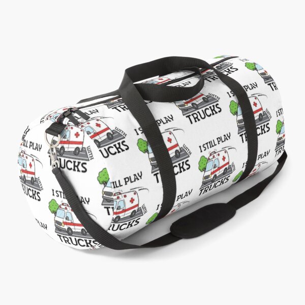 Item preview, I Still Play With Trucks Ambulance designed and sold by iX-Physio.