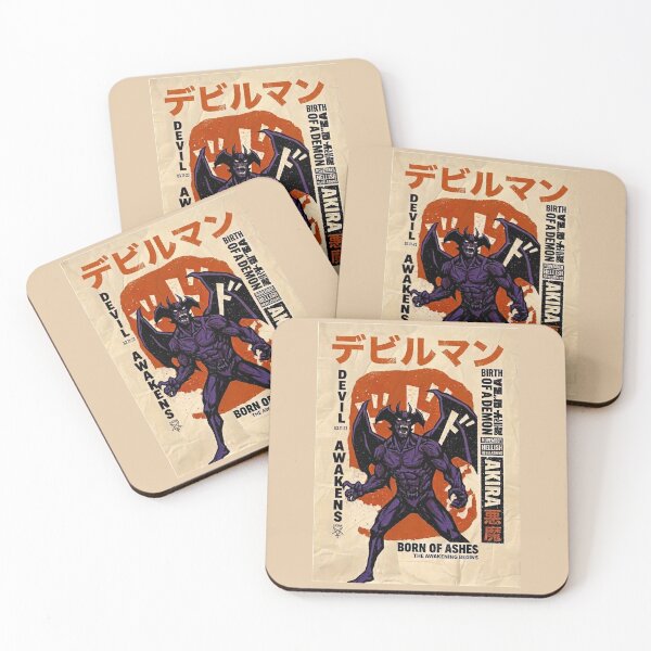 Item preview, Retro Demon Hero - Vintage Japanese Movie Poster Style designed and sold by zumerdiego.