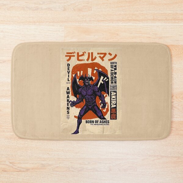 Item preview, Retro Demon Hero - Vintage Japanese Movie Poster Style designed and sold by zumerdiego.