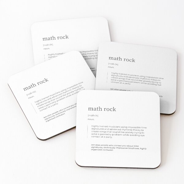 Item preview, Math Rock Definition – Satirical Music Genre Design designed and sold by MUSIK DEFINITION.