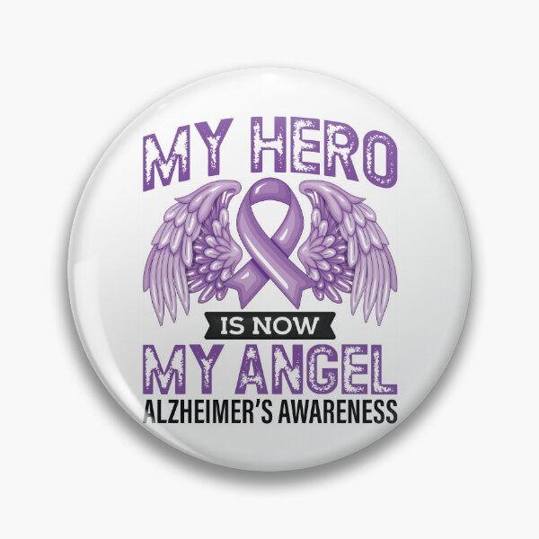 Item preview, My Hero My Angel Alzheimer's Awareness Wings designed and sold by Makisarsi.