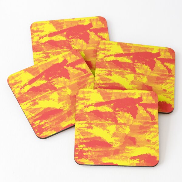 Item preview, Abstract Red and Yellow designed and sold by CharlottePlaceArt.