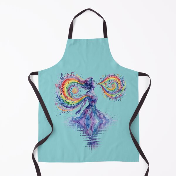 Item preview, Melody of Colors: Rainbow Watercolor Singer Art designed and sold by Style-InkPulse.