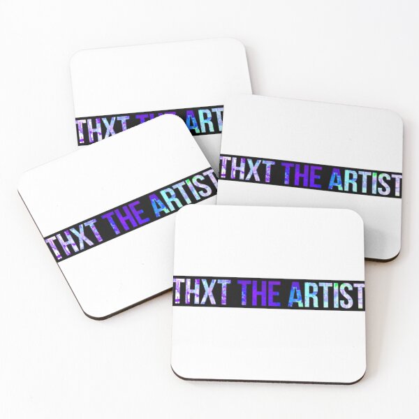 Item preview, Holographic Purple Glitch Aesthetic Artist Typography designed and sold by StoriesSkyck.