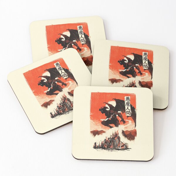 Item preview, Copy of Retro Demon Hero - Vintage Japanese Movie Poster Style designed and sold by zumerdiego.