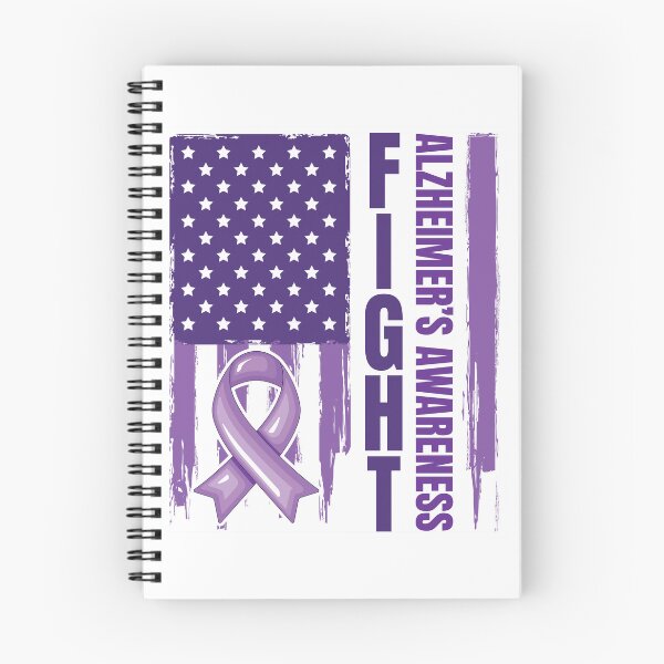 Item preview, Patriotic American Flag Alzheimer’s Awareness Fight designed and sold by Makisarsi.