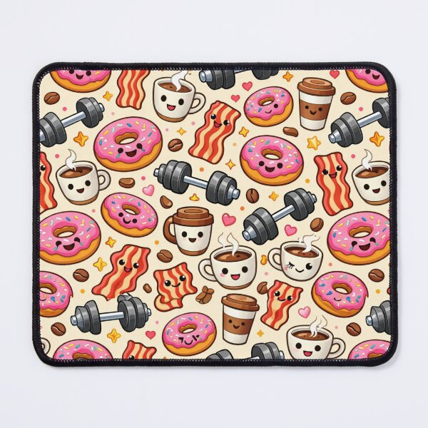 Item preview, Bacon Barbells Coffee Donuts designed and sold by OlympicsMerch.