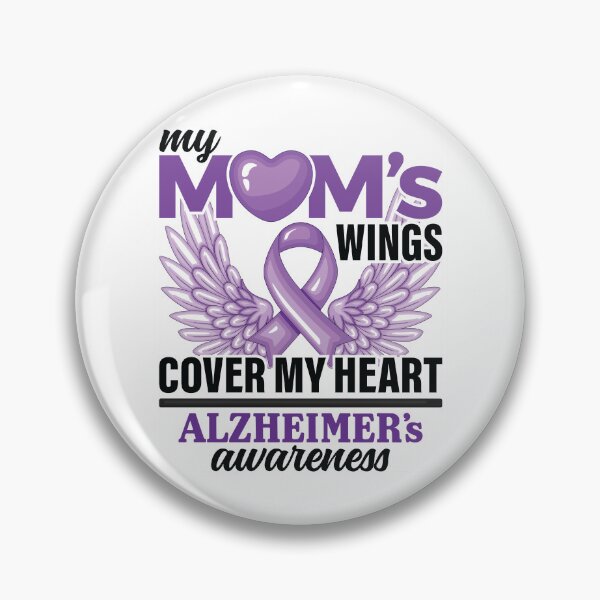 Item preview, My Mom's Wings Cover My Heart Alzheimer's designed and sold by Makisarsi.