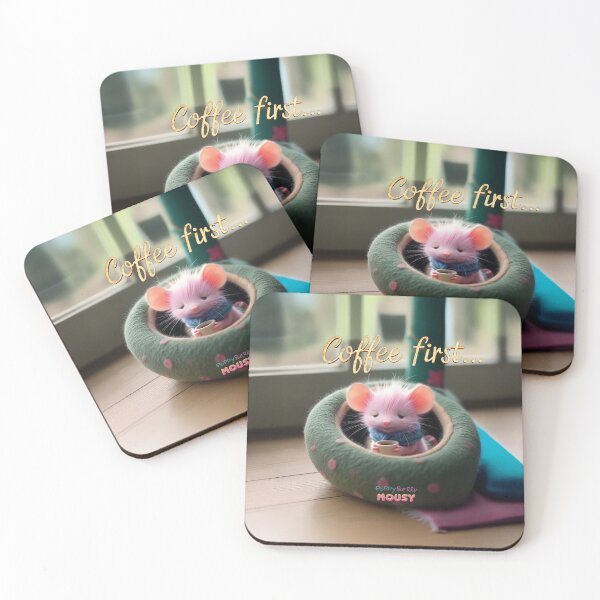 Item preview, Mousy Coffee time designed and sold by PuppyBerry.