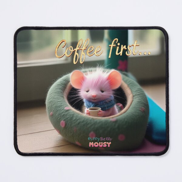 Item preview, Mousy Coffee time designed and sold by PuppyBerry.