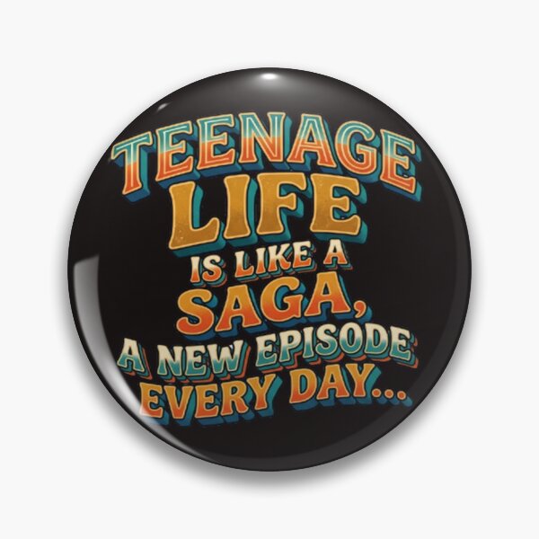Item preview, TEENAGE LIFE SAGA VINTAGE RETRO designed and sold by Atelier RLGS.