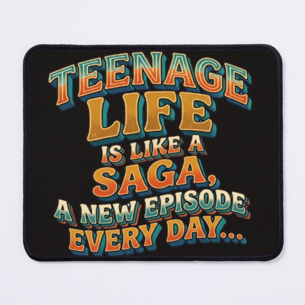 Item preview, TEENAGE LIFE SAGA VINTAGE RETRO designed and sold by Atelier RLGS.