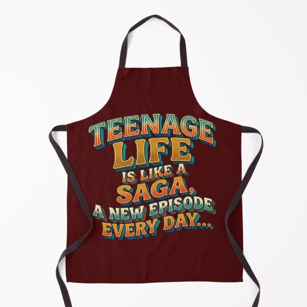 Item preview, TEENAGE LIFE SAGA VINTAGE RETRO designed and sold by Atelier RLGS.