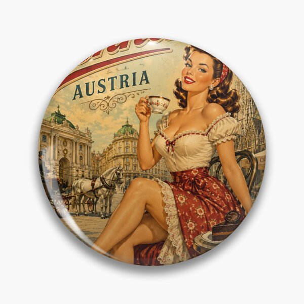Item preview, Pinup Vienna Austria Variant  designed and sold by PINDROPPA.