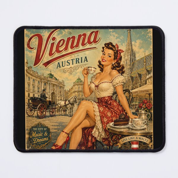 Item preview, Pinup Vienna Austria Variant designed and sold by PINDROPPA.