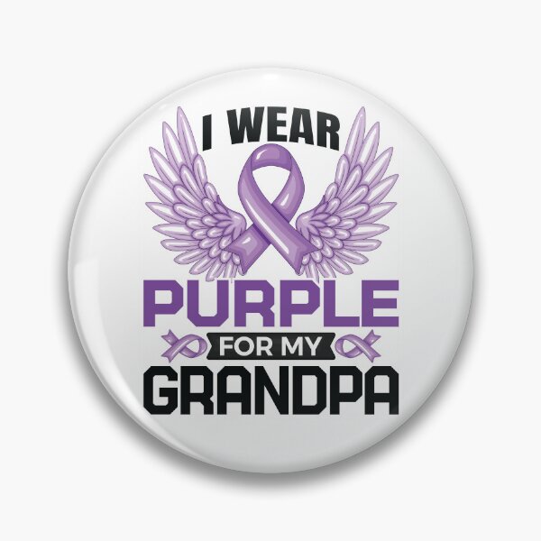 Item preview, I Wear Purple For My Grandpa Alzheimer's designed and sold by Makisarsi.