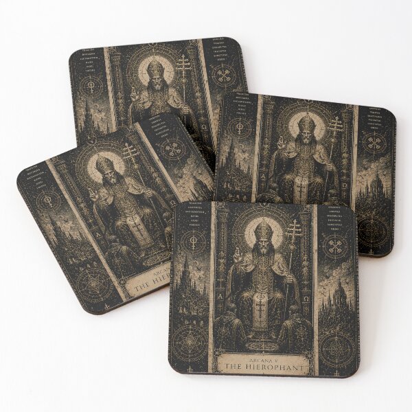 Item preview, Gothic Hierophant Tarot Sacred Teacher designed and sold by ZetaDream.
