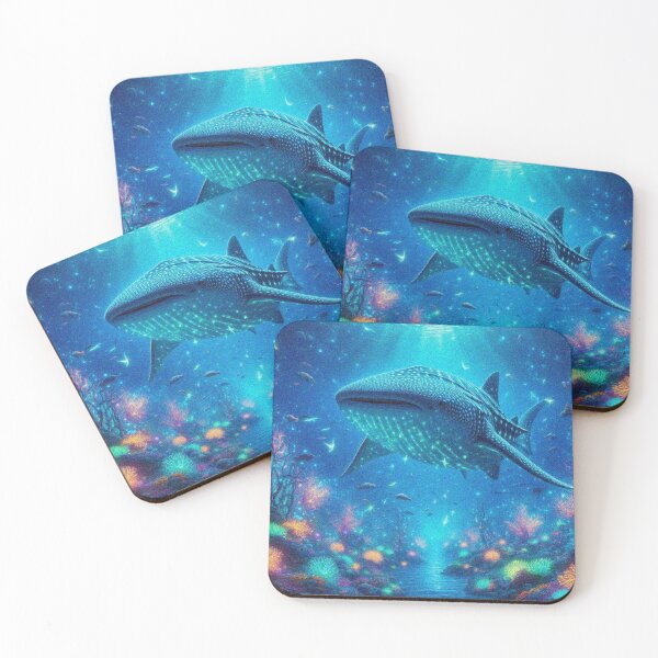 Item preview, Whale Shark Art – Cute Aesthetic Ocean Design | Marine Life Sea Animal Gift designed and sold by Illuministique.