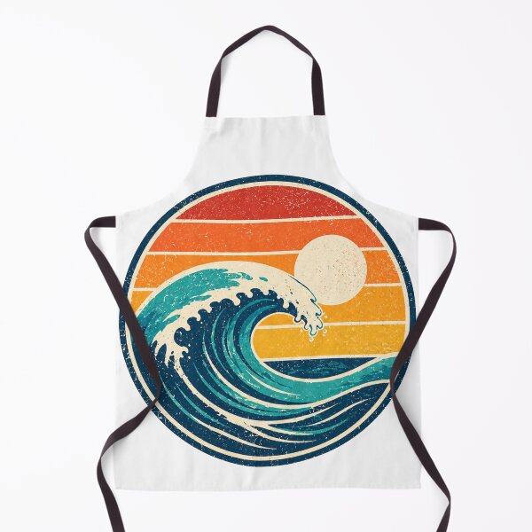 Item preview, Wave Retro Badge – Vintage Style Graphic designed and sold by Mac Sketches.