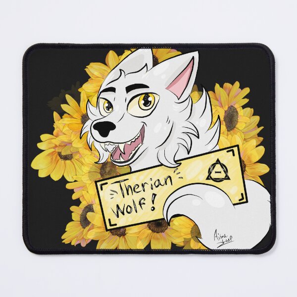 Item preview, therian white wolf designed and sold by aisuloup.