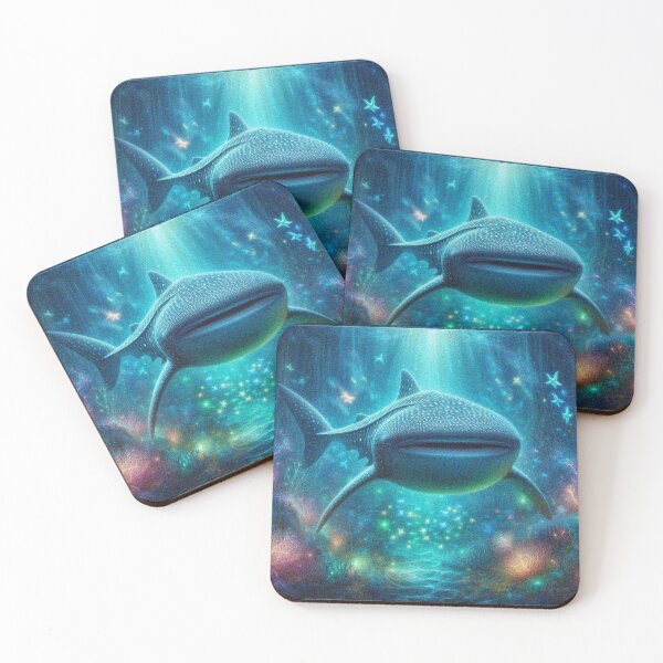 Item preview, Whale Shark Art – Cute Aesthetic Ocean Design | Marine Life Sea Animal Gift designed and sold by Illuministique.