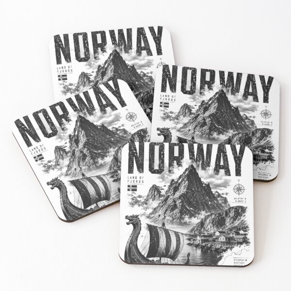 Item preview, Norway – Land of the Midnight Sun designed and sold by Countries&Cities Shop.
