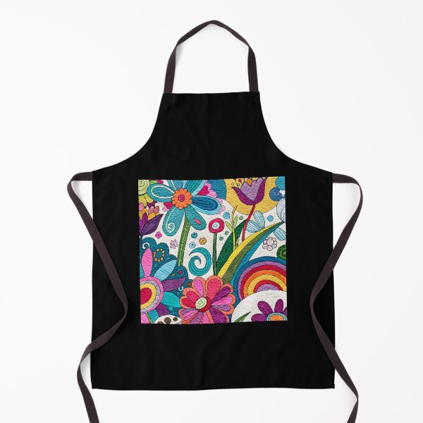 Item preview, Retro 1960's Hippie Colorful Floral Art Psychedelic Designs designed and sold by DEC02.