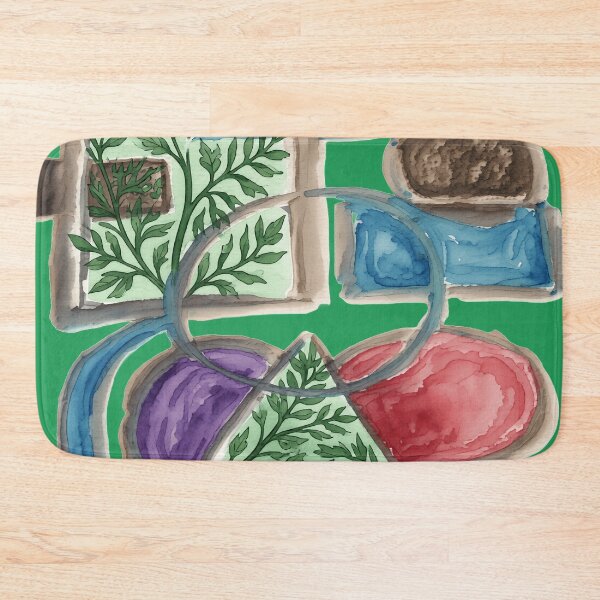 Item preview, Shapes Misbehaving Botanical  colorful geometric abstract design designed and sold by SmashingDeals.