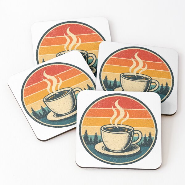 Item preview, Coffee Retro Badge – Vintage Style Graphic designed and sold by Mac Sketches.