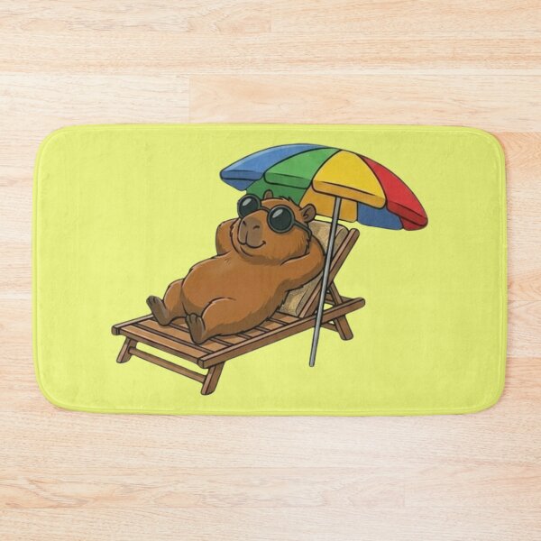Item preview, Summer Capybara Chill Vibes designed and sold by Ivy-Triggs.
