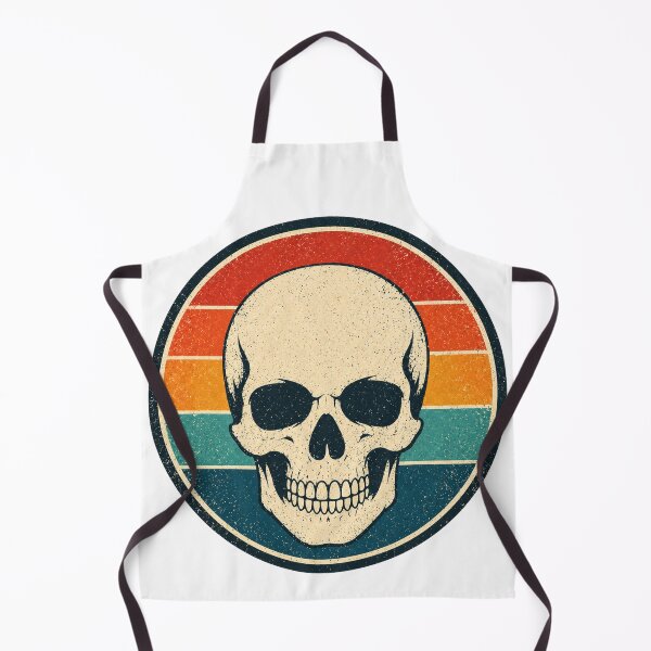 Item preview, Skull Retro Badge – Vintage Style Graphic designed and sold by Mac Sketches.