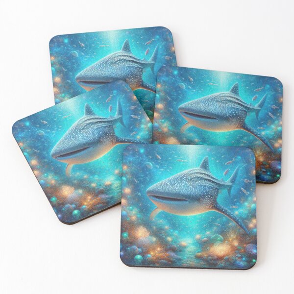 Item preview, Whale Shark Art – Cute Aesthetic Ocean Design | Marine Life Sea Animal Gift designed and sold by Illuministique.